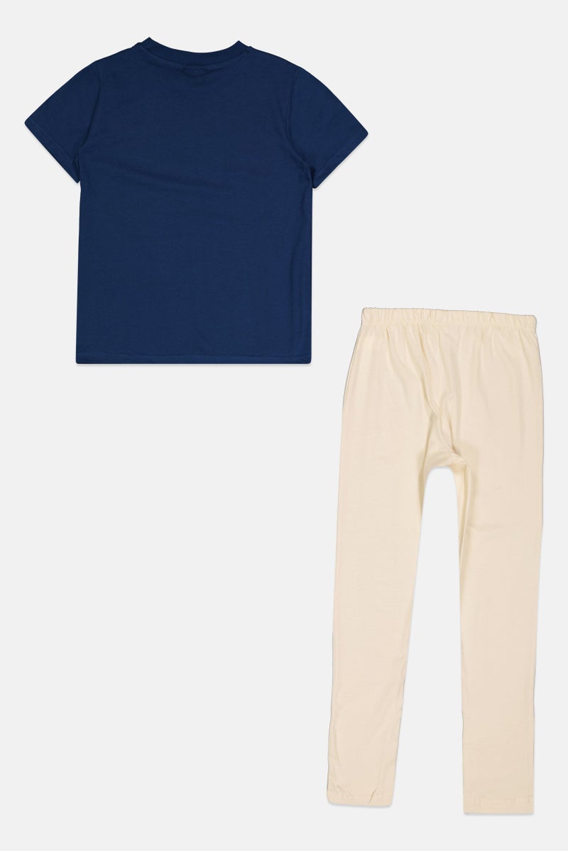 SONIC Kids Boy 2 Pieces Graphic Print Pajama Set, Multicolor - Image 2