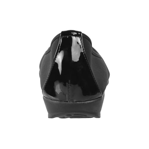 Mochi Women Black Casual Comfort Bellies UK/7 EU/40 (31-670) - Image 5