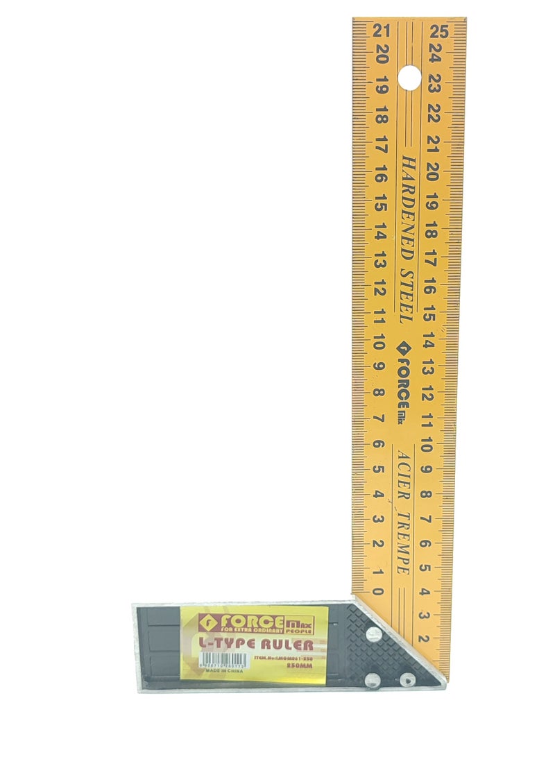 فورس مسطرة قائمة الزاوية من فورس 250 ملمتير - Image 2