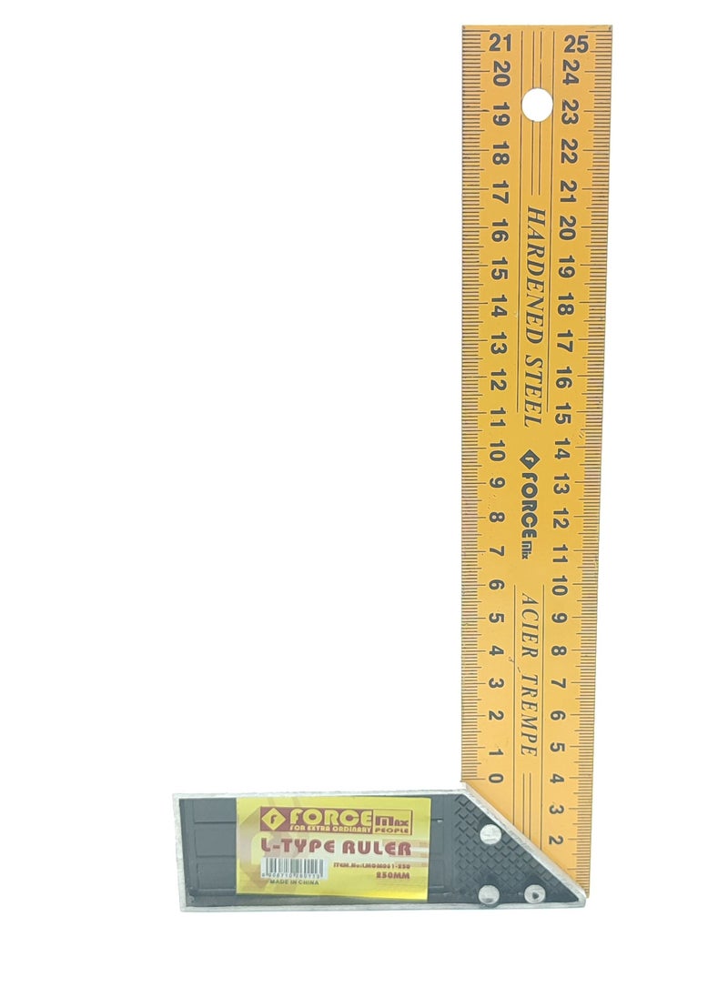 Force Multi Purpose Right Angle Ruler  250 mm - pzsku/Z538D1CF4639C3640335CZ/45/_/1660727197/ef93999e-371d-43d7-84aa-1458e6ef07c0