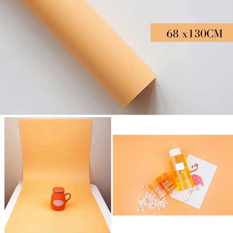 Smiledrive Professional Background for Photography Photoshoot Backdrop PVC Sheets - 60 x 120 cm (Yellow and Blue) - Image 3