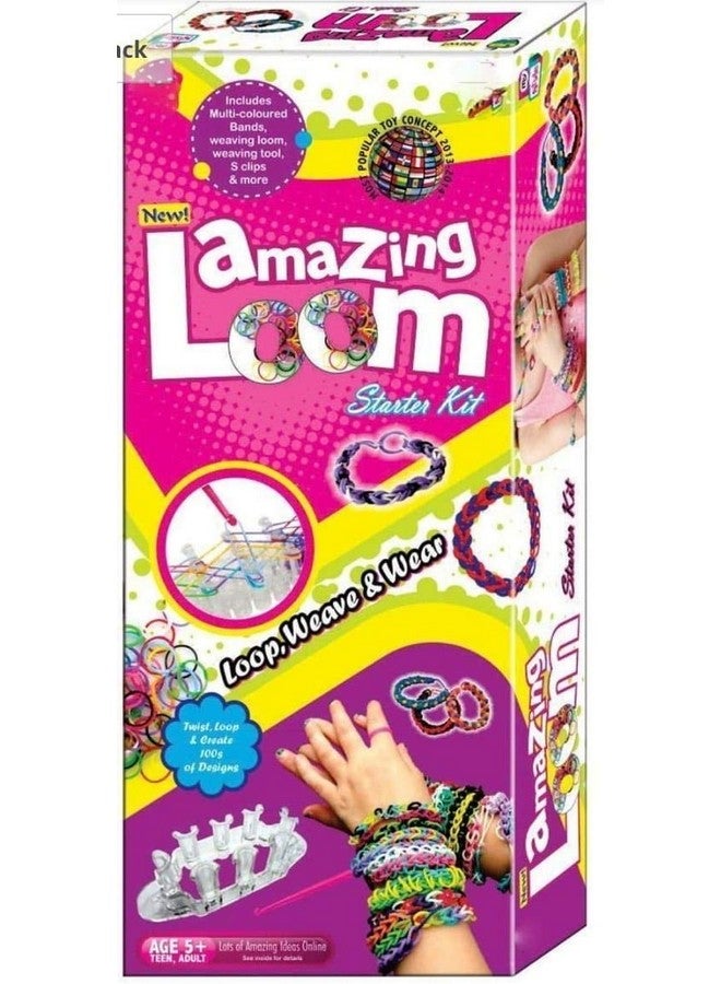 MKY® Amazing Loom Bands Jewelry Maker Kit for 5+ Year Girls/Birthday Gift Pack for Kids,Plastic, Multicolor