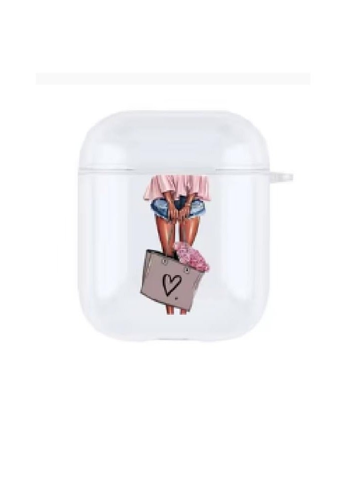 " Transparent Headphones Case – Stylish, easy-to-access protection for your favorite headphones-Airpods 1" - Image 1