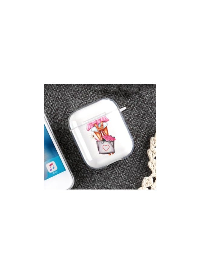 " Transparent Headphones Case – Stylish, easy-to-access protection for your favorite headphones-Airpods 1" - Image 2