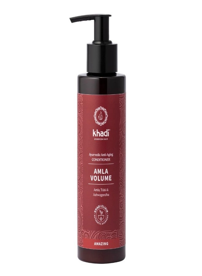 KHADI AMLA VOLUME Ayurvedic Conditioner - Powerful hair & volume through strong hair roots - 100% natural, vegan, silicone & sulfate-free - 6.76 fl oz - Image 1