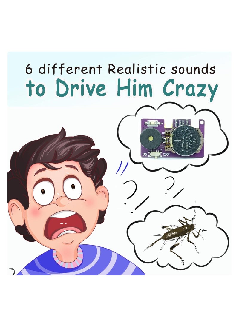null - 3 Pcs Cricket Prank Noise Maker Prank Device Beeping Several Months Hidden Prank Noise Maker Prank Stuff for Adults - Image 1