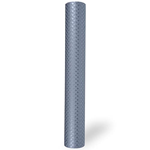 ElastPro EVA Food Grade Washable Anti Slip Mat/Sheet for Fridge, Shelf Liner, Table, Kitchen Drawer mat (Grey Crossed Stripe, 5 Meter) - Image 2