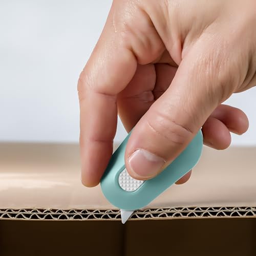Slice Mini Box Cutter | Manual Retracting | Safe Ceramic Box Cutter Lasting 11x Longer than Metal | Box Opener | 1 Pack | Mint - Image 4