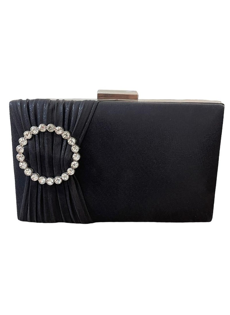 Vbranda - Luxurious clutch with elegant rectangular design VS-35-BLACK - Image 1