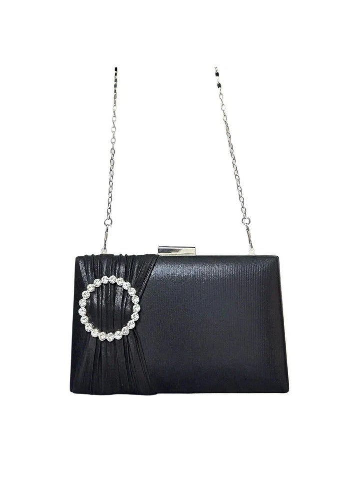 Vbranda - Luxurious clutch with elegant rectangular design VS-35-BLACK - Image 1