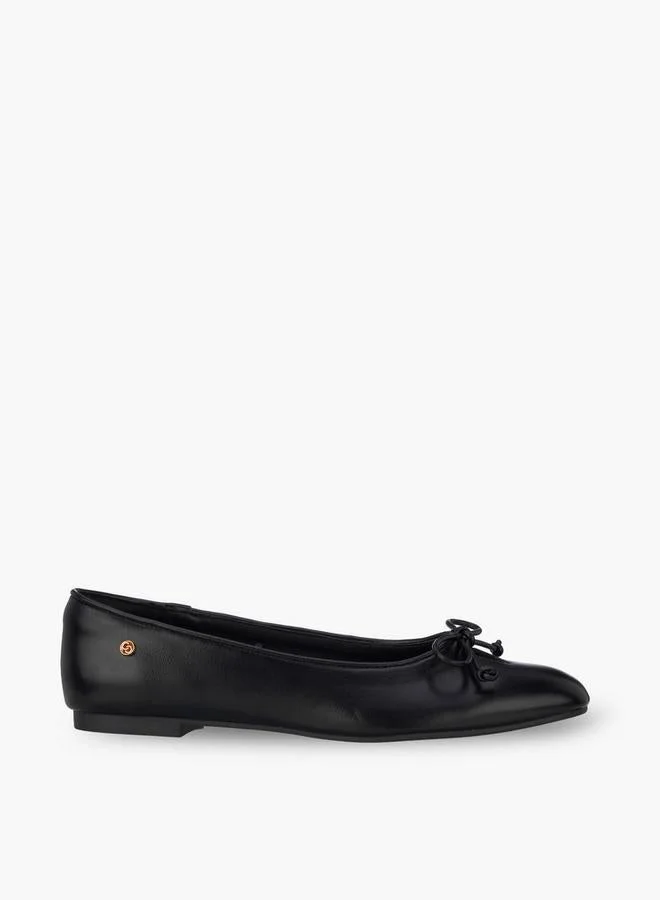 Women Bow Detail Ballerina Shoes