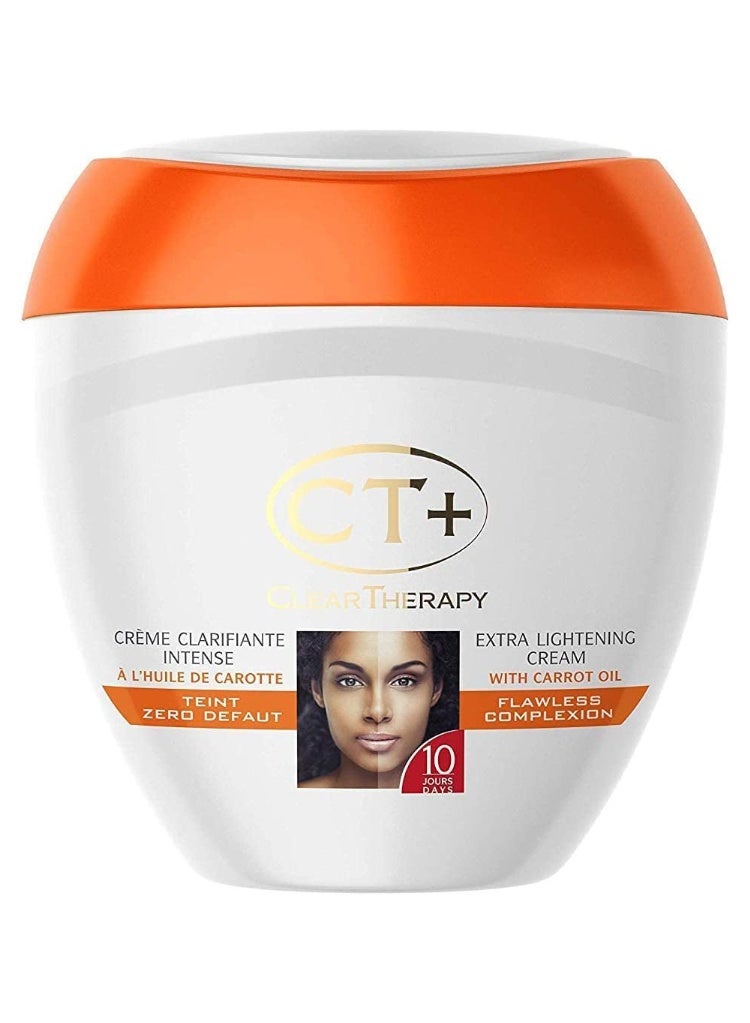 ct clear therapy Extra Lightening Cream with Carrot Oil 400ML - Image 1