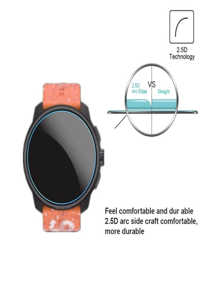 MIHENCE Compatible for Suunto Race S Screen Protector, 9H Anti-Scratch Tempered Glass Protective Film for Race S Smartwatch (3PCS), transparent - Image 5