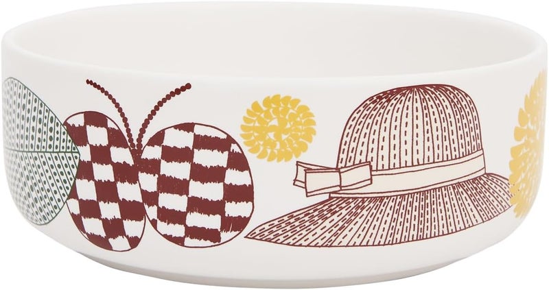 ALIVEDESIGN Bowls Nordic Design with Handcrafted Porcelain Lost in Blossom Soup Bowl 203oz 16cm White ALIVE008 - Image 1