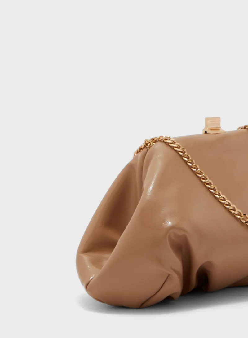 TOPSHOP Patent Mini Clutch