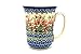Polish Pottery Gallery Polish Pottery Mug - 16 oz. Bistro - Crimson Bells - Image 2