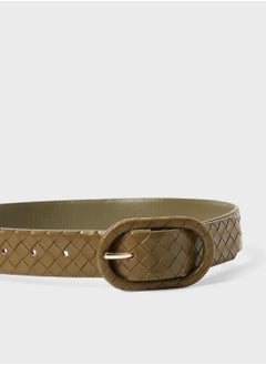 MANGO Braided Buckle Belt  - Image 3