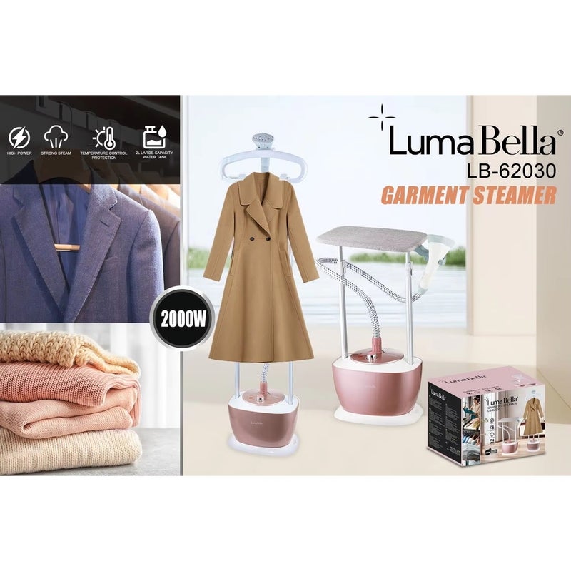 Luma Bella - Standing Garment Steamer 2000W - LB-62030 - Image 3