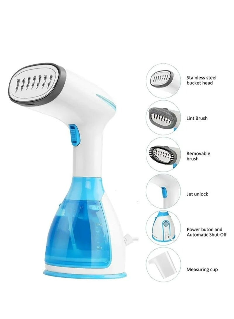 HFN Travel Portable Handheld Garment Steamer 1500W With Large Detachable Water Tank 280ml - Image 3