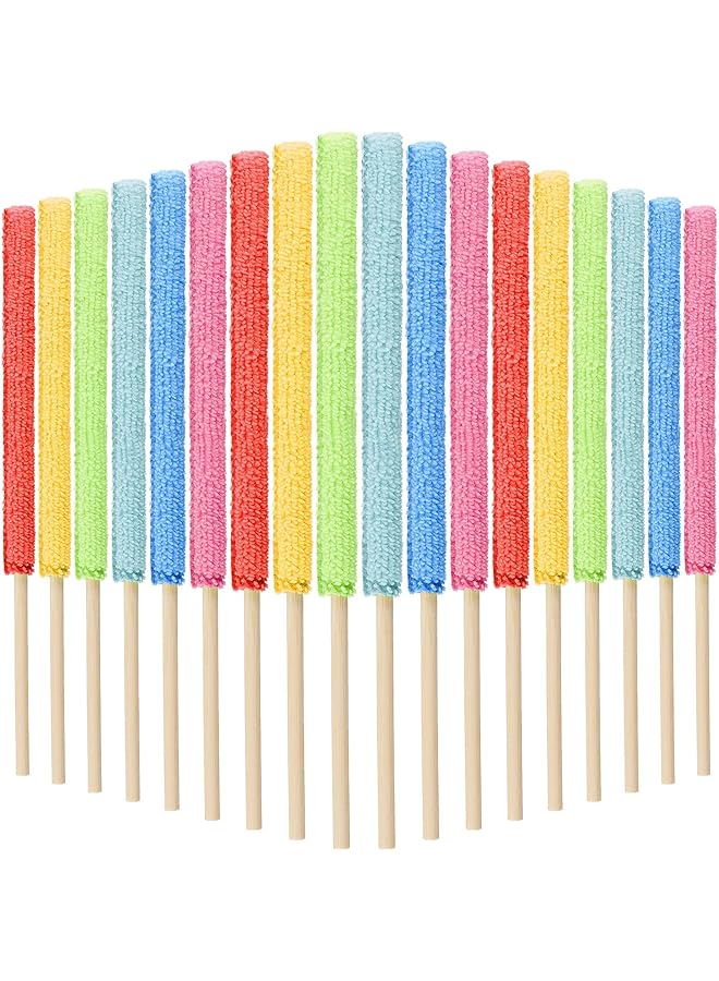 promass Microfiber Detail Duster Sticks Crevice Cleaning Tool Crevice Cleaning Brush Dusters for Cleaning Home Car Window The Smallest Spaces (24 Pieces) - Image 1