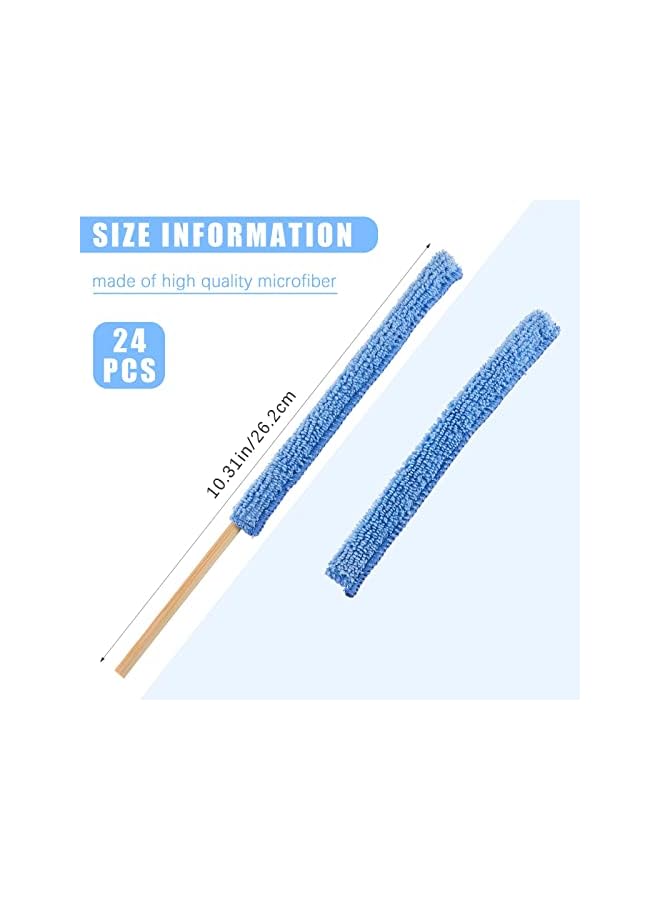 promass Microfiber Detail Duster Sticks Crevice Cleaning Tool Crevice Cleaning Brush Dusters for Cleaning Home Car Window The Smallest Spaces (24 Pieces) - Image 2