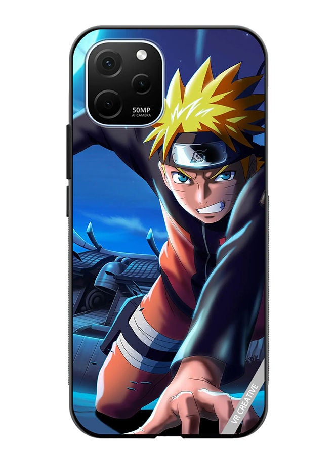 VR CREATIVE Protective Case Cover For Huawei Enjoy 50z Naruto Uzumaki Design Multicolour - Image 1