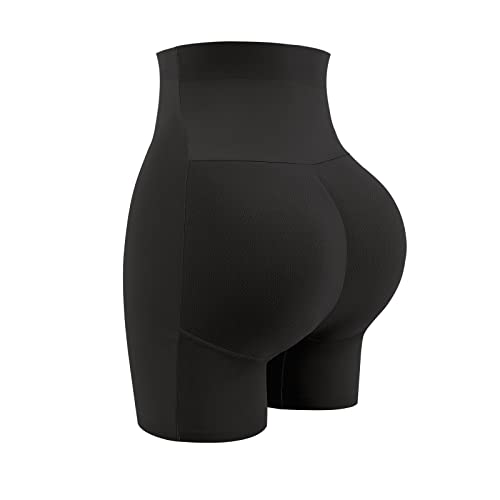 JOYSHAPER شورتات رفع المؤخرة النسائية JOYSHAPER مع حشوات مؤخرة للتحكم في البطن باللون الأسود L - Image 1