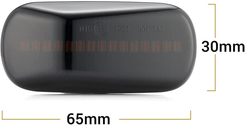 QASULER Dynamic Side Marker Light for CR-V and Civic - Image 2