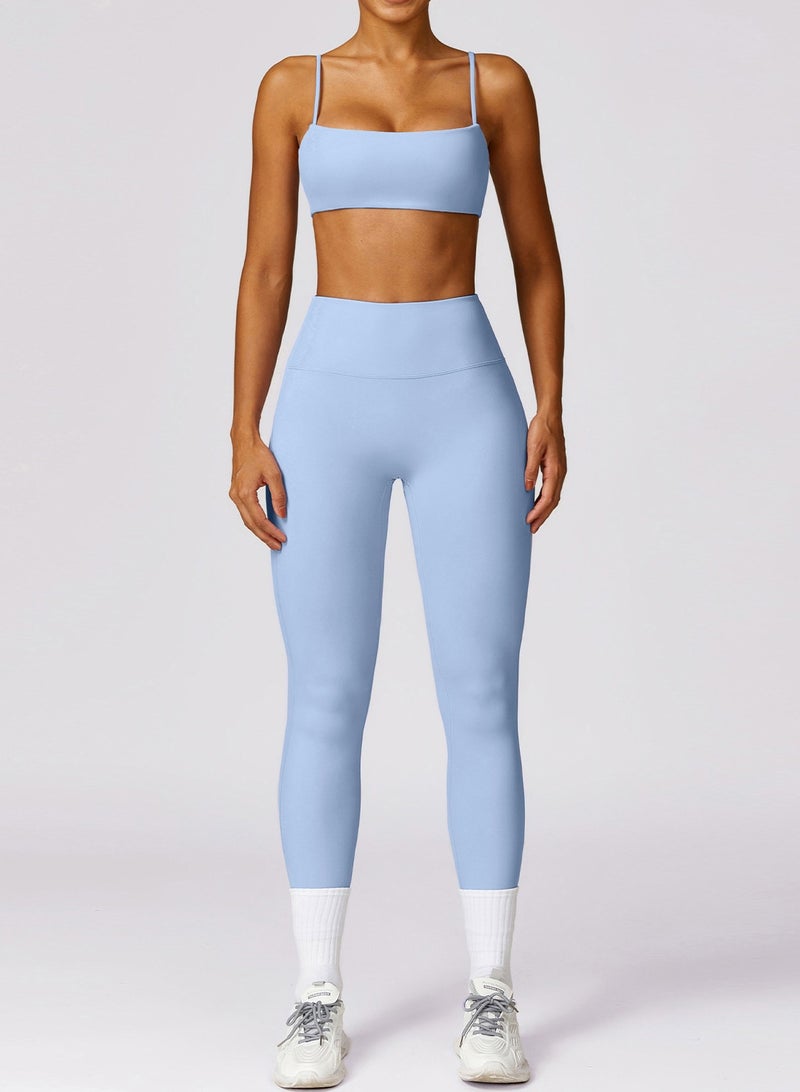general Sport Set Women Gym Yoga Sets Sportswear Ladies Two Pieces Workout Clothes Fitness Tracksuits Outfits - Image 4