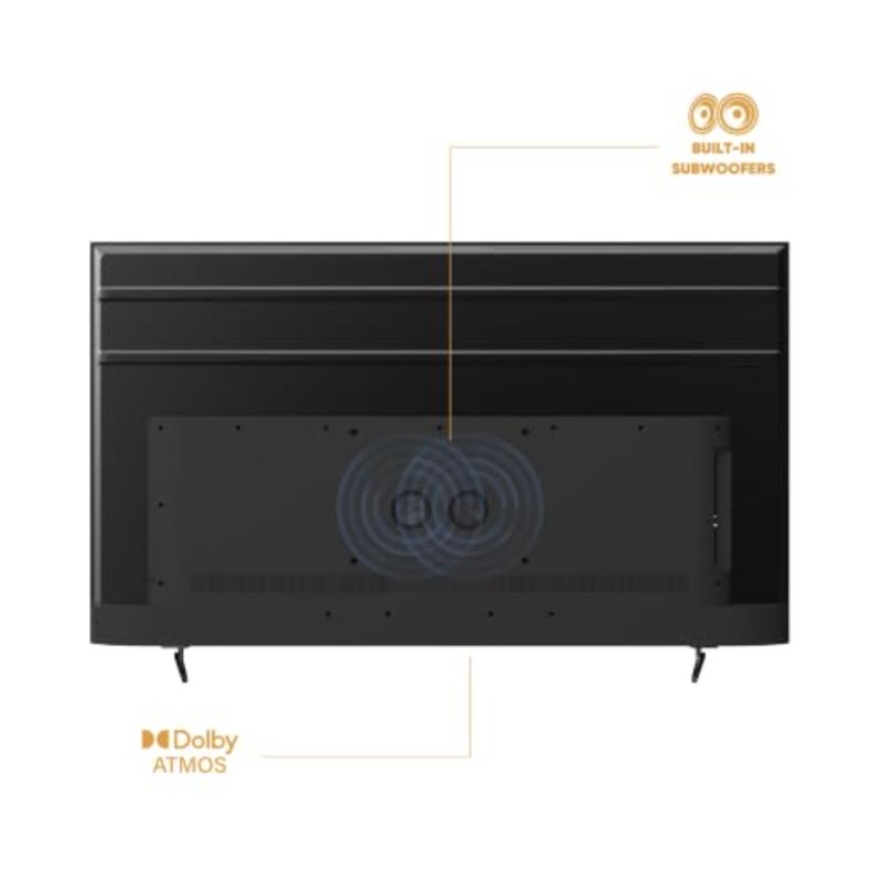 65 Google TV, QD-MiniLED, 4K UHD, 120Hz Game Booster Mode+VRR, Quad-Core Processor, Dolby Vision Dolby ATMOS, Built-in Chromecast, AiPQ, 20W Subwoofer, Bluetooth 5.1, 2.4/5GHz WiFi, Frameless - Image 2