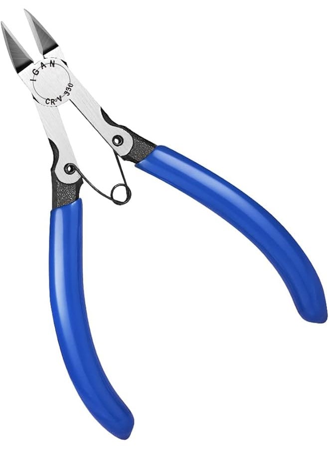 PROMASS promass Wire Flush Cutters, Model Sprue Wire Clippers for Crafting, Ultra Sharp and Precision CR-V Side Cutting nippers, Ideal for Clean Cut and Precision Cutting Needs  - Image 1