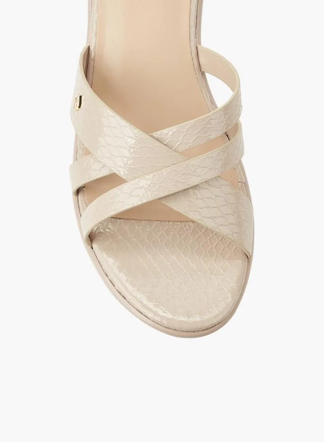 Surestep NUDE Women Wedge Heel Sandals for Women | Best Price UAE