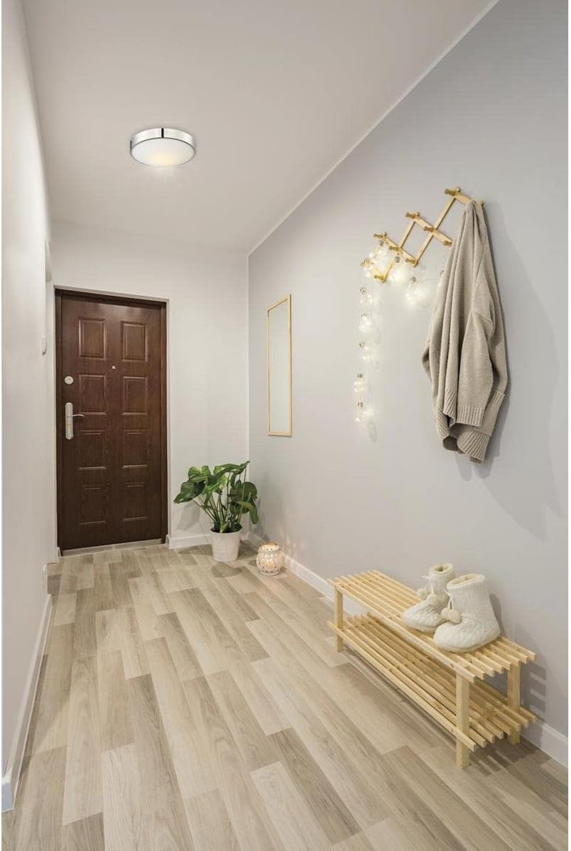 Nuvo 62774 One Light Flush Mount 13 inch Polished Nickel - Image 2