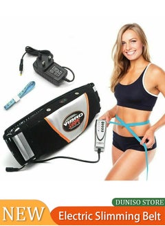 Electric Slimming Belt,Electric Fitness Slimming Massager Waist Trimmer Belt Waist Abdominal Belly Vibrating Heating Waist Belt for Weight Loss Fat Burning Tool