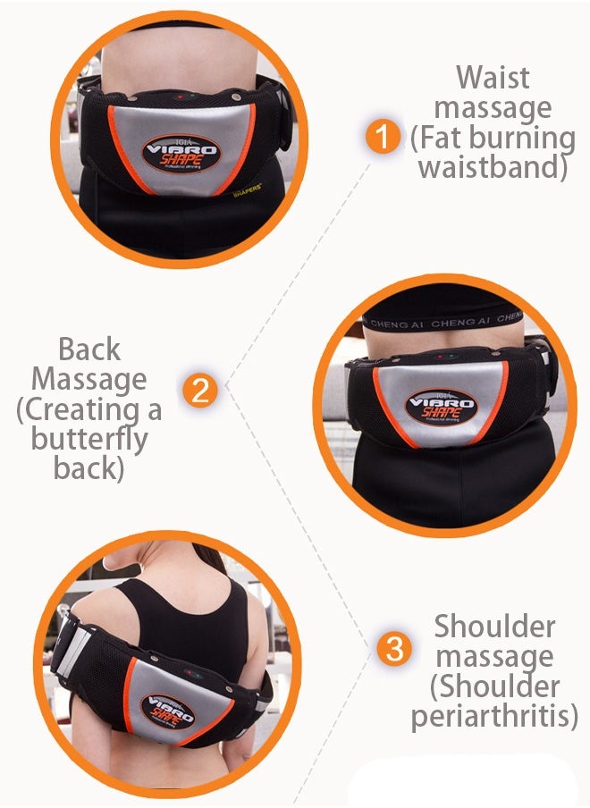 Generic - Electric Slimming Belt,Electric Fitness Slimming Massager Waist Trimmer Belt Waist Abdominal Belly Vibrating Heating Waist Belt for Weight Loss Fat Burning Tool - Image 1