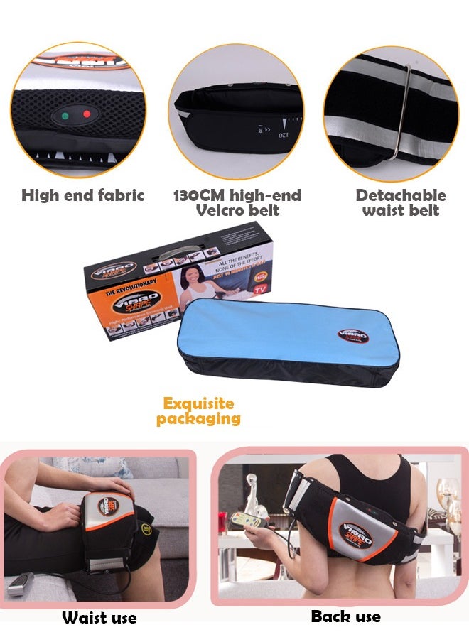 Generic - Electric Slimming Belt,Electric Fitness Slimming Massager Waist Trimmer Belt Waist Abdominal Belly Vibrating Heating Waist Belt for Weight Loss Fat Burning Tool - Image 1