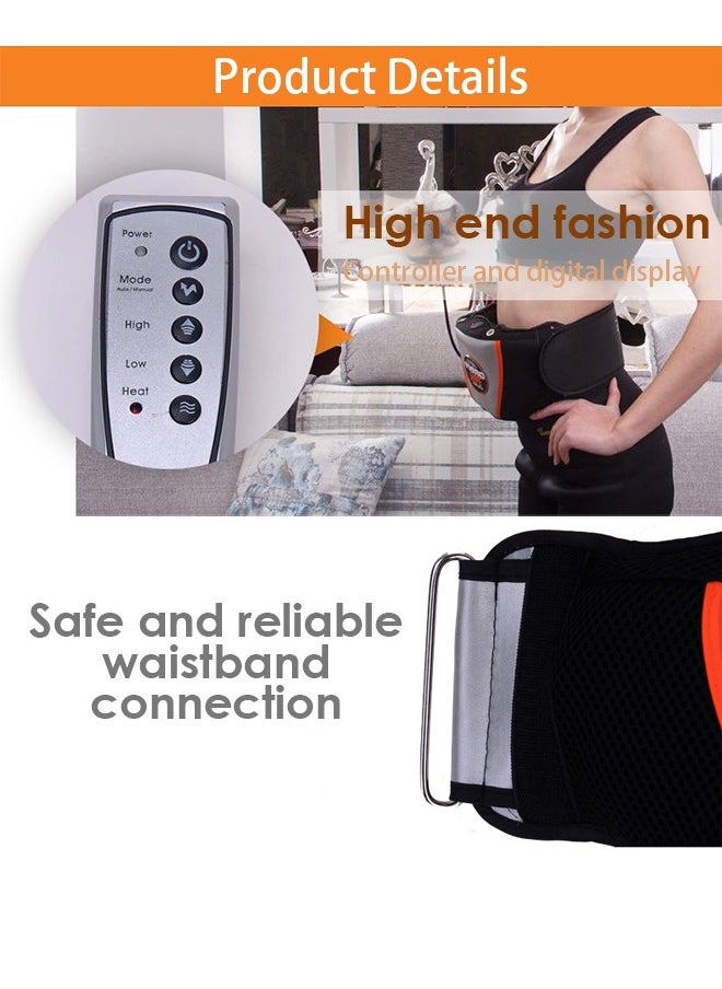Generic - Electric Slimming Belt,Electric Fitness Slimming Massager Waist Trimmer Belt Waist Abdominal Belly Vibrating Heating Waist Belt for Weight Loss Fat Burning Tool - Image 1