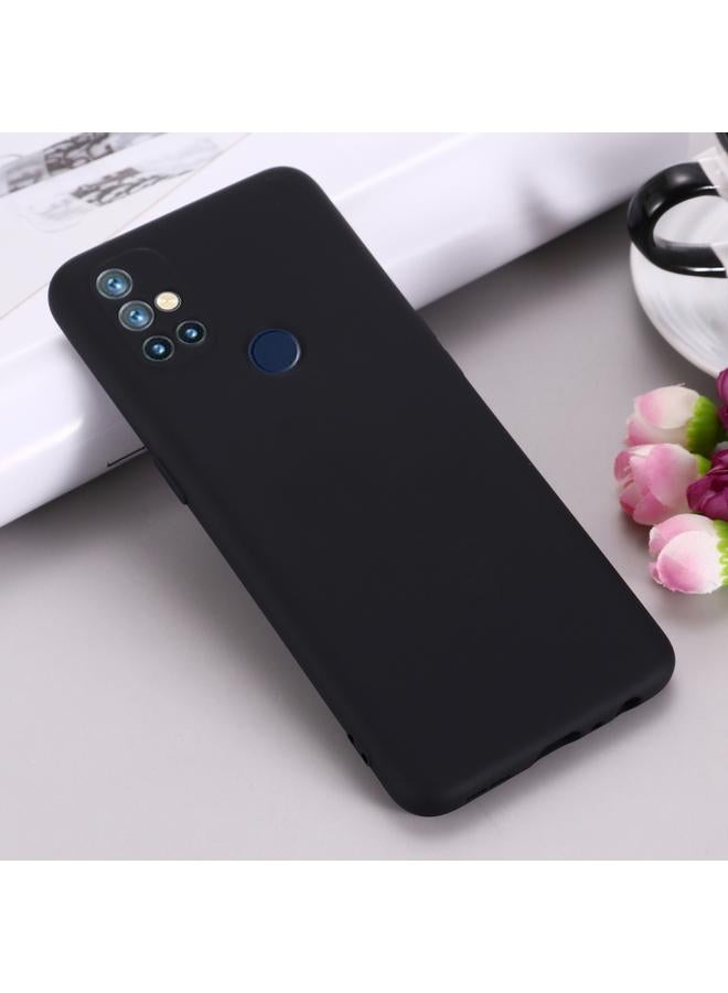 S-TOP Case For OnePlus Nord N10 5G Pure Color Liquid Silicone Shockproof Full Coverage Case - Image 5
