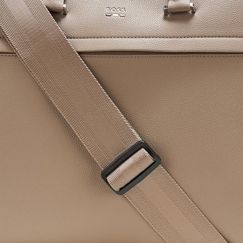 BOSS, Ray Soft Friendly Leather Brief Case, Garden Moss Green, One Size - Image 3