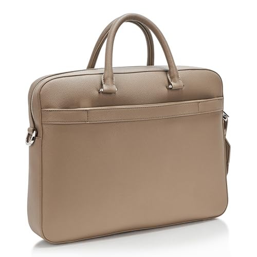 BOSS, Ray Soft Friendly Leather Brief Case, Garden Moss Green, One Size - Image 2