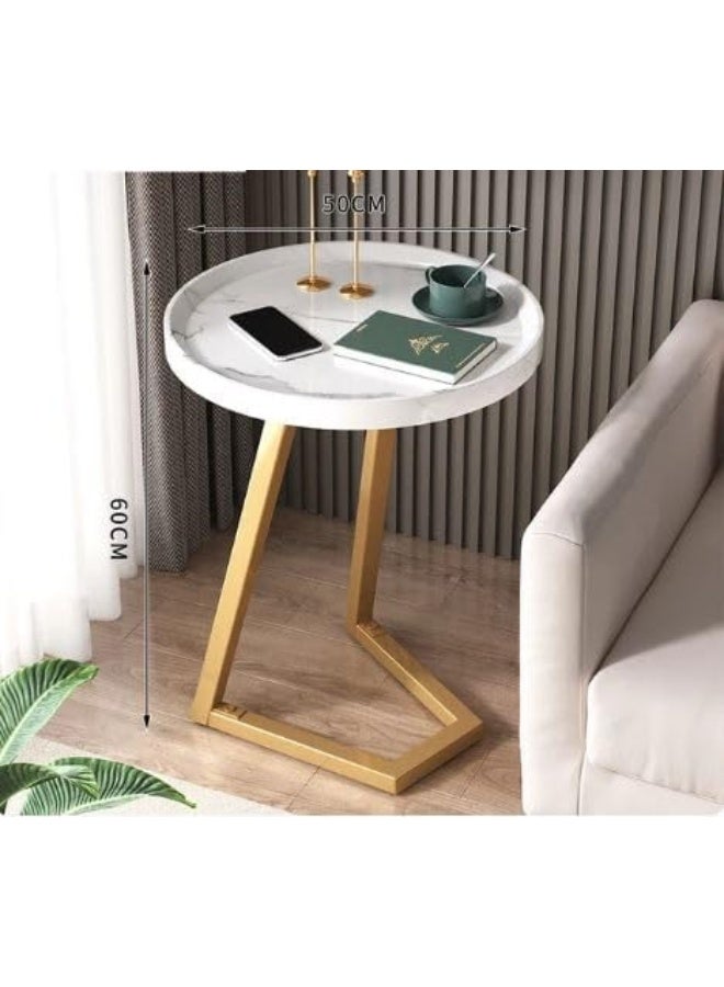 Generic Sofa Side Table, Side Table with Wood MDF Top and Metal Combination - Image 2