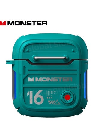 Monster XKT16 Bluetooth 5.3 Earphones Mechanical Design Green - pzsku/Z538EDAEFD0D7225536BCZ/45/_/1704730215/80b1df8b-e738-4920-85ce-49e864446bbf