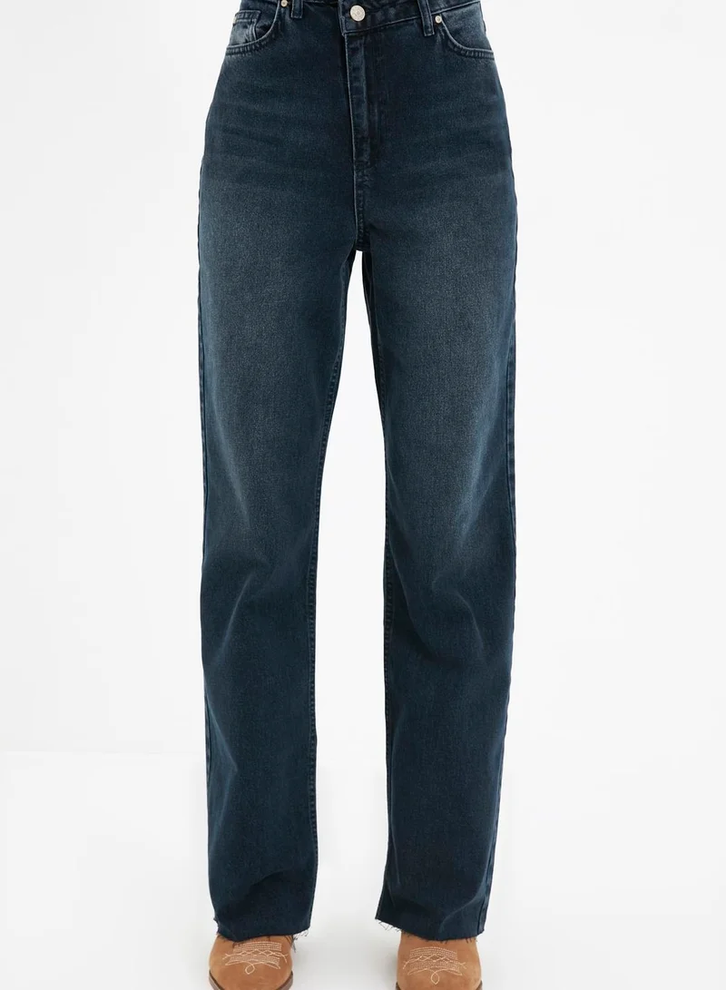 trendyol High Waist Straight Jeans