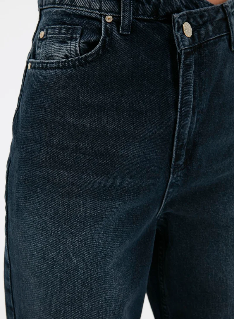 trendyol High Waist Straight Jeans