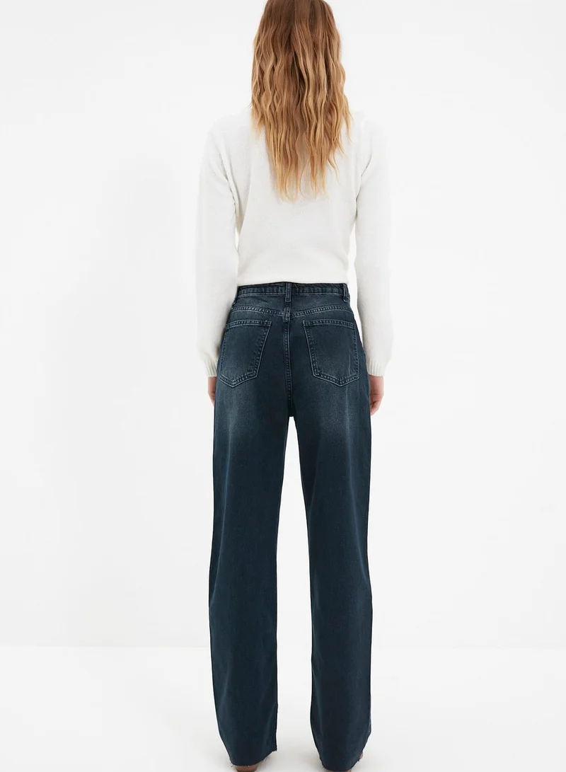 trendyol High Waist Straight Jeans