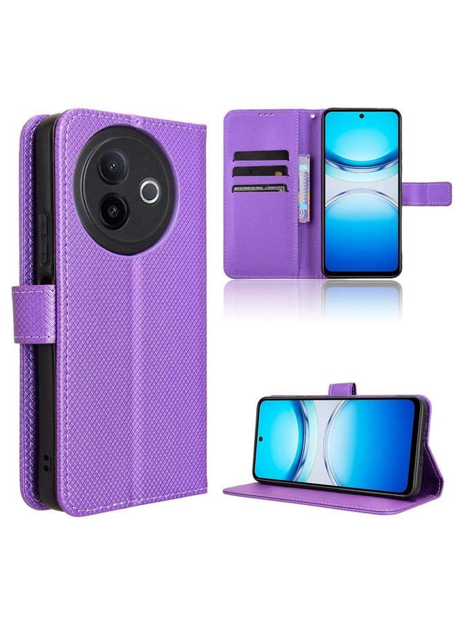 erorex Case For vivo Y39 5G / Y300i Diamond Texture Leather Phone Case - Image 1