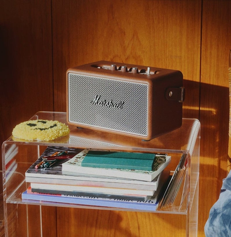 Marshall Kilburn III Portable Bluetooth Speaker, 50+ Hours Battery Life, 360° Sound, IP54 Water & Dust Resistance, Vintage Design, USB-C Charging - Brown - Image 3