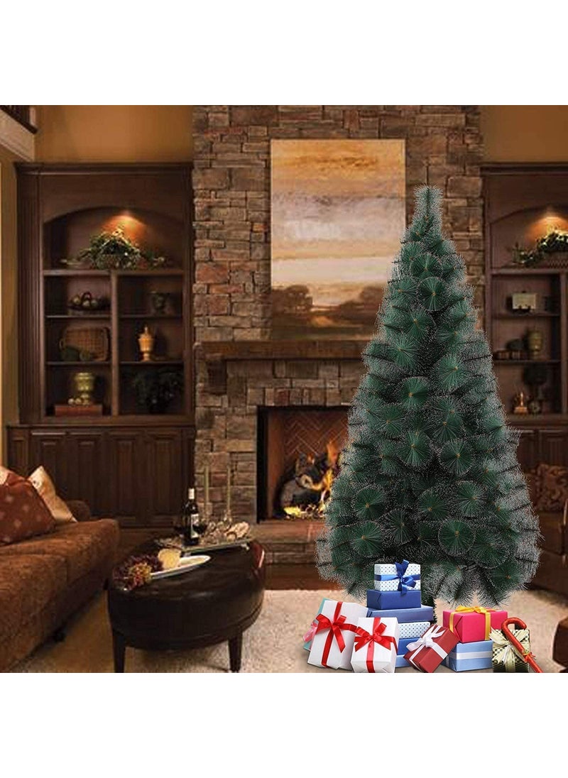 Lazybeee Lazybeee Christmas Tree 6 Feet Snow Pine Christmas Tree Xmas Tree Hand Made Xmas Tree Decorations Xmas Decorations Tree 6 FT  - Image 4