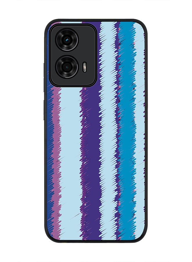 Stylizedd For Motorola Moto G04 / G04s Case,Slim fit Camera Protection, Shockproof Thin Phone cover - Lines Of Violet - Image 1
