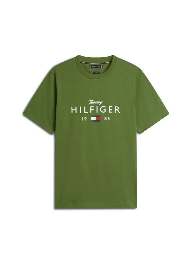 TOMMY HILFIGER  Logo Crew Neck T-Shirt for Men | Best Price UAE